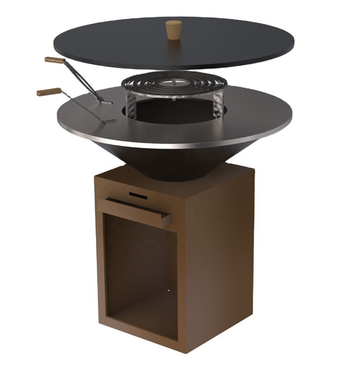 Corten Metal BBQ Grills